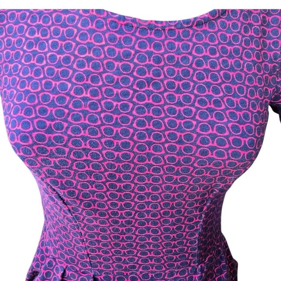 Boden Purple Sheath Midi Dress Scoop Neck - Picture 2 of 5
